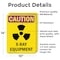 Signmission Radiation & Laser Sign, 14 in H x 10 in W, Vinyl Decal, Rectangle OS-2PACK-CR-D-1014-V-10281 - alternate 5
